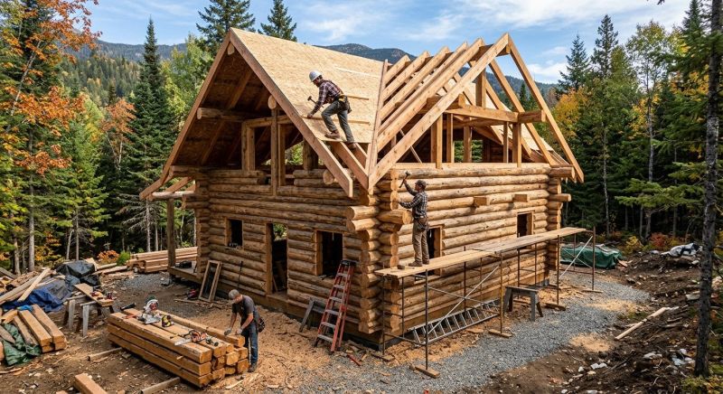 Cabin Footing Construction